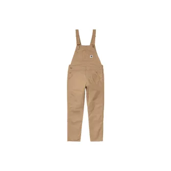 Carhartt WIP Women's Hudson Bib Overall Dusty Hamilton Brown