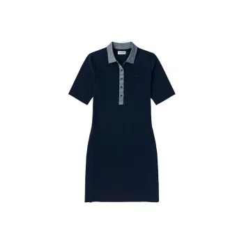 LACOSTE SS22 Dress Women's Dark Blue