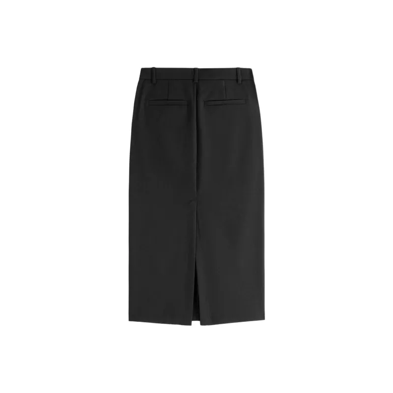 Abercrombie＆Fitch Casual Long Skirt Women's Black-1