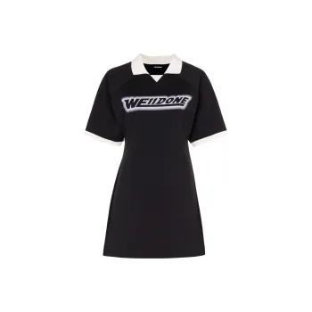 WE11DONE Women's Shorts Sleeved Dress