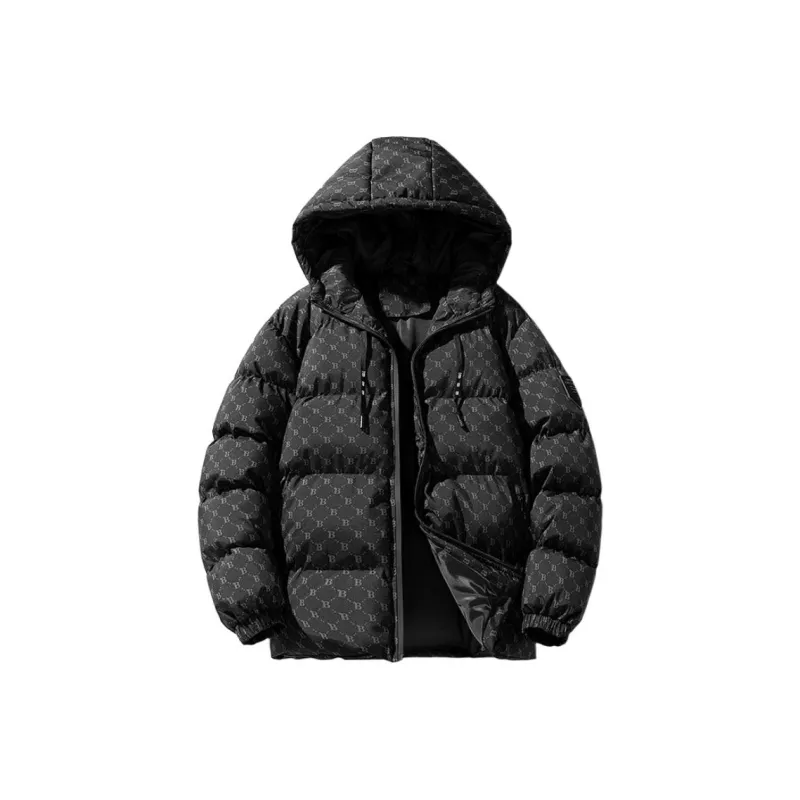 KRISTALIA Puffer Jacket Unisex Coffee-2