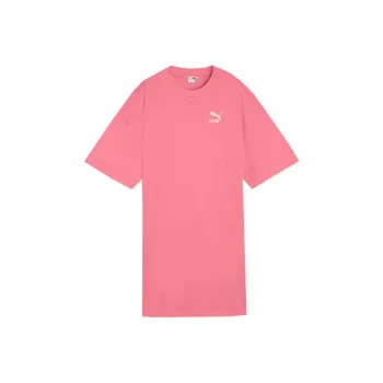PUMA Robe T-shirt BETTER CLASSICS Femme Short-Sleeved Dresses Women's Pink