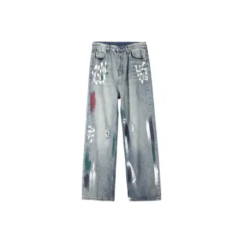 FASTFISH Jeans Unisex Blue