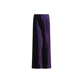 BBLLUUEE Casual Pants Women's Violet