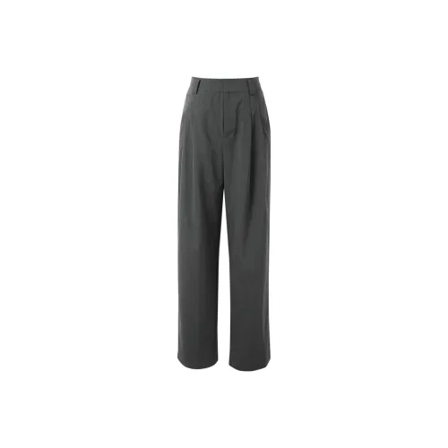 3COLOUR Casual Pants Women's Deep Gray
