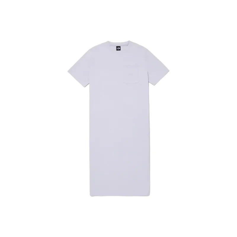 THE NORTH FACE ALL ROUND ONEPIECE Short Sleeved Dress Women's Light Purple-0