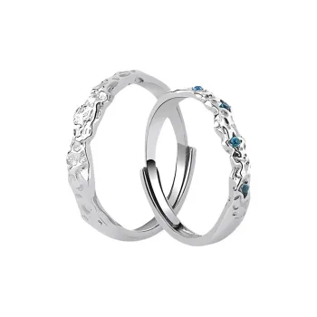 ALIEN BANG S999 Fine Silver Rings Unisex
