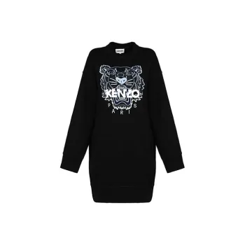 KENZO Long Sleeved Dresses Women's Black