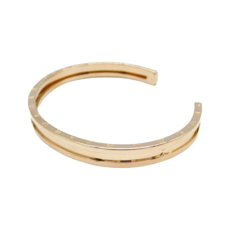 BVLGARI 2010s 18K Rose Gold B Zero1 Bracelet-1