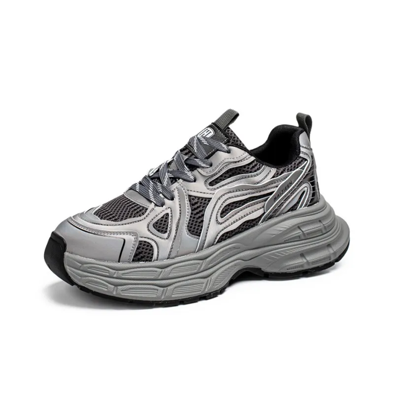 HACKBUTEER Low Top Chunky Sneakers Men's Box Included-10