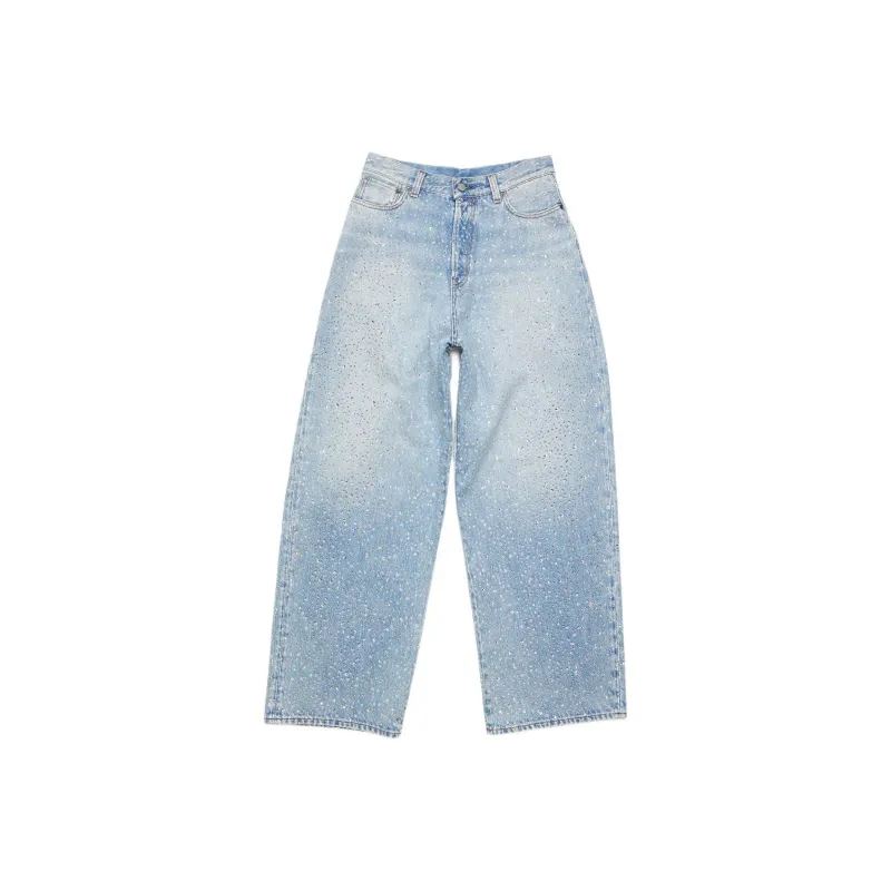 Acne Studios SS24 Jeans Women's Light Blue-0