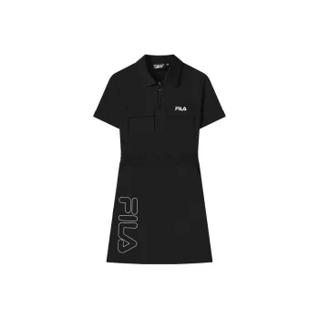 FILA Short Sleeved Dresses Women's Jet Black
