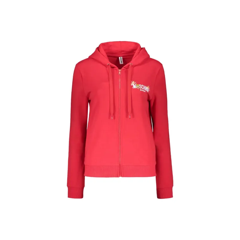 MOSCHINO Logo print Zip up Hoodie-1