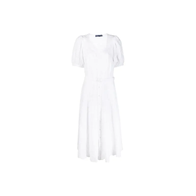 Polo Ralph Lauren Broderie anglaise Belted Dress-0