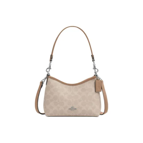 COACH LAUREL Artificial Leather Crossbody Bag, Shoulder Bag Regular Women's Beige