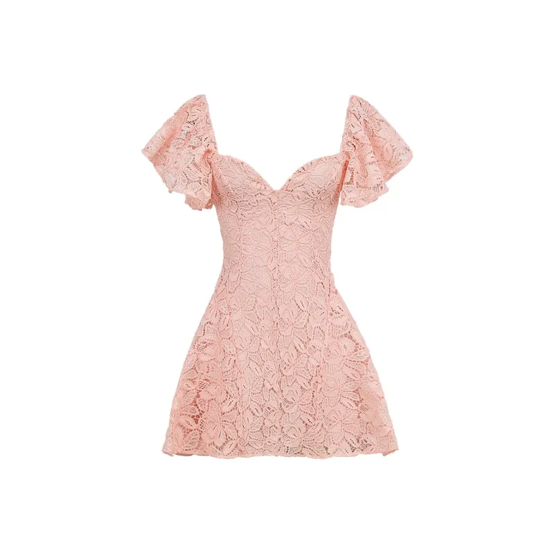 HOUSE OF CB Verity Short-Sleeved Dresses Women's PINK/Pink-0
