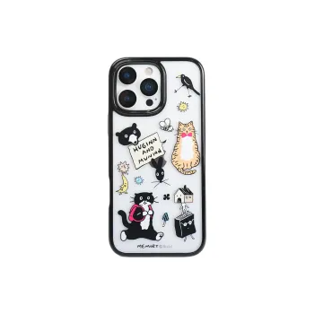 Wei Xin Acrylic Material Crow Kitten House Phone Cases Compatible With IPhone 16/15 Pro Max/Apple 13/14 Pro/Max