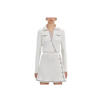 Self portrait FW22 Long Sleeved Dresses Women's White