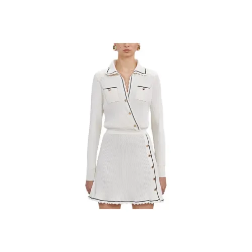 Self portrait FW22 Long Sleeved Dresses Women's White