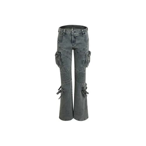 DND4DES Jeans Unisex Washed Green