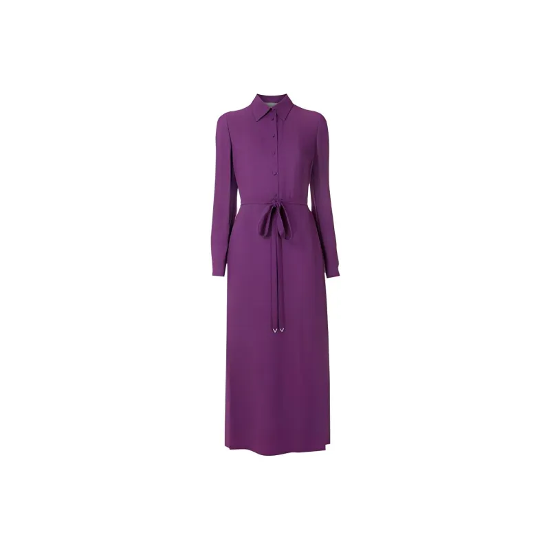 Valentino Long-Sleeved Dresses Women's Purple-0