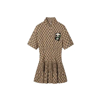 UOOYAA SS22 A Line Skirt Dress Coffee