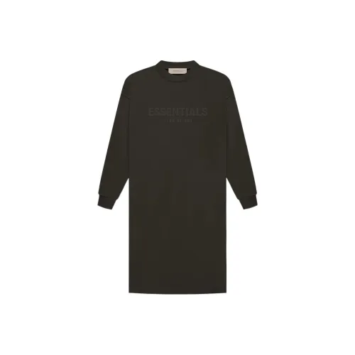 Marine Serre floral-print quilted jacket Women's L/S Tee Dress Off Black