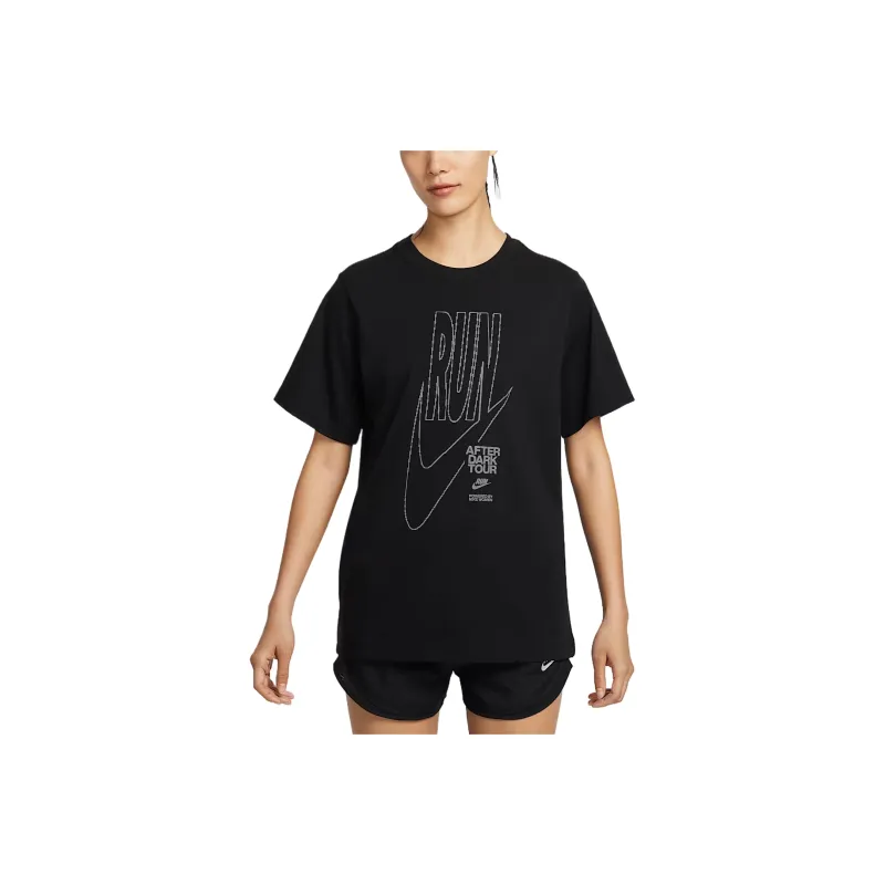 Nike After Dark Tour Women's Oversized Short Sleeve Graphic T Shirt-0