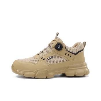Blue Gull Shield Abrasion Resistant, Breathable, Lightweight Mid Top Outdoor Shoes Unisex Khaki