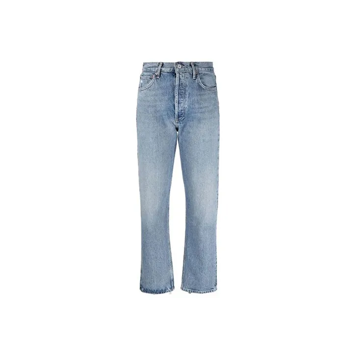 AGOLDE Fran Low-rise Straight-leg Jeans-0