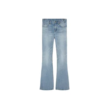CELINE Marco Jeans In Steel Blue Wash Denim