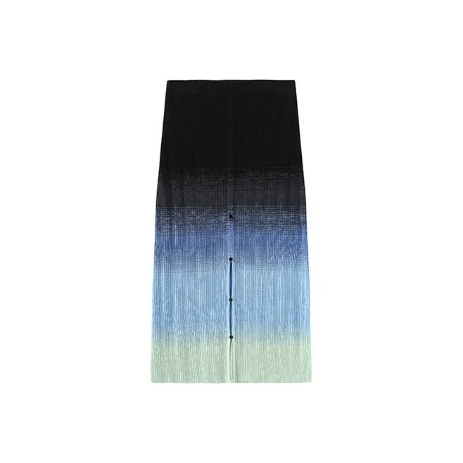 Cubic Knit Long Skirts Women's-0
