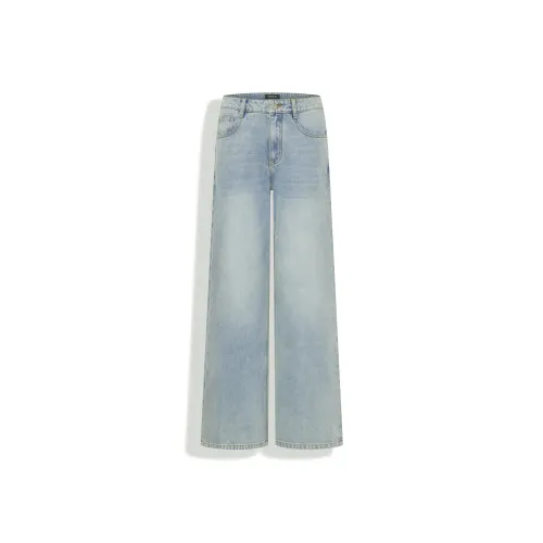 Biyin Leufen Jeans Women's Light Blue