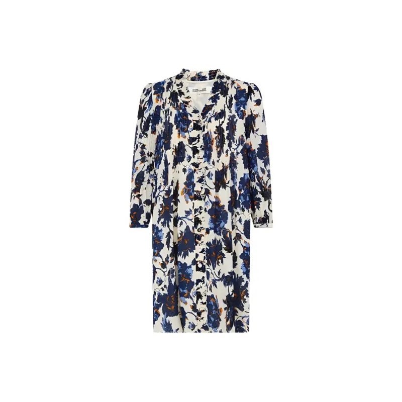 DVF Floral-print Silk Dress-0