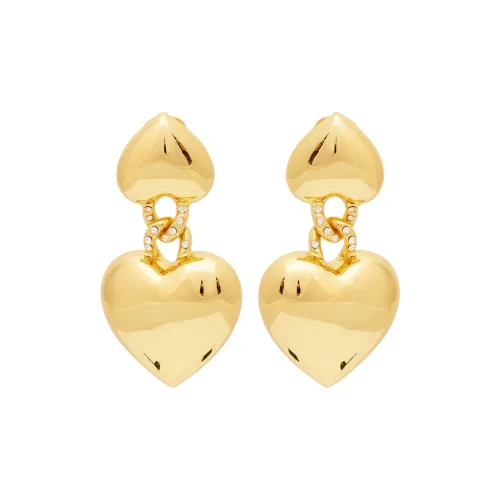 Kenneth Jay Lane Heart motif Earrings
