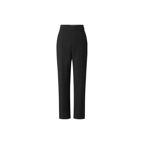 JZ Juzui 2023 Winter Casual Pants Women's Plain Black