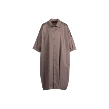 Yohji Yamamoto Short-sleeved Shirtdress