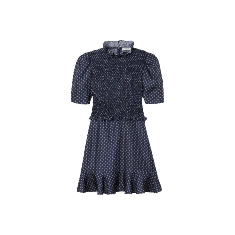 Sandro Short Sleeved Dresses Women's Dark Blue-0