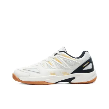 WARRIOR Badminton Shoes Men Low Top White Black