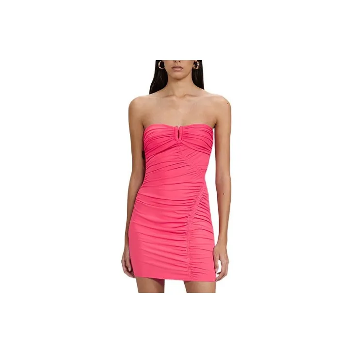 Self-portrait Sleeveless Dresses Women's Rose Red-0