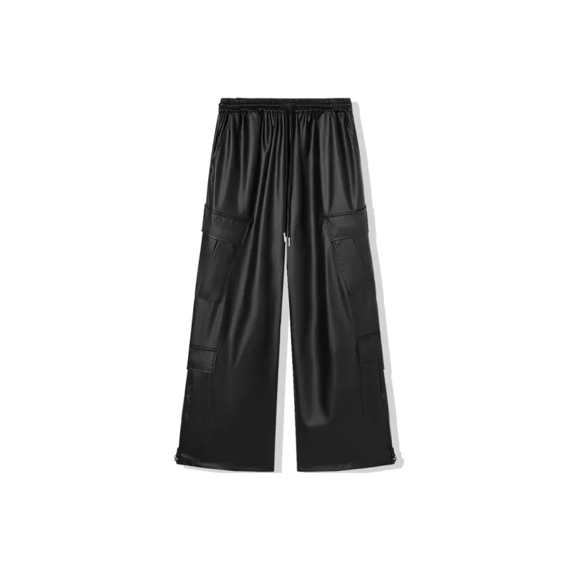 EPTISON WOMAN Leather Pants Women's-0
