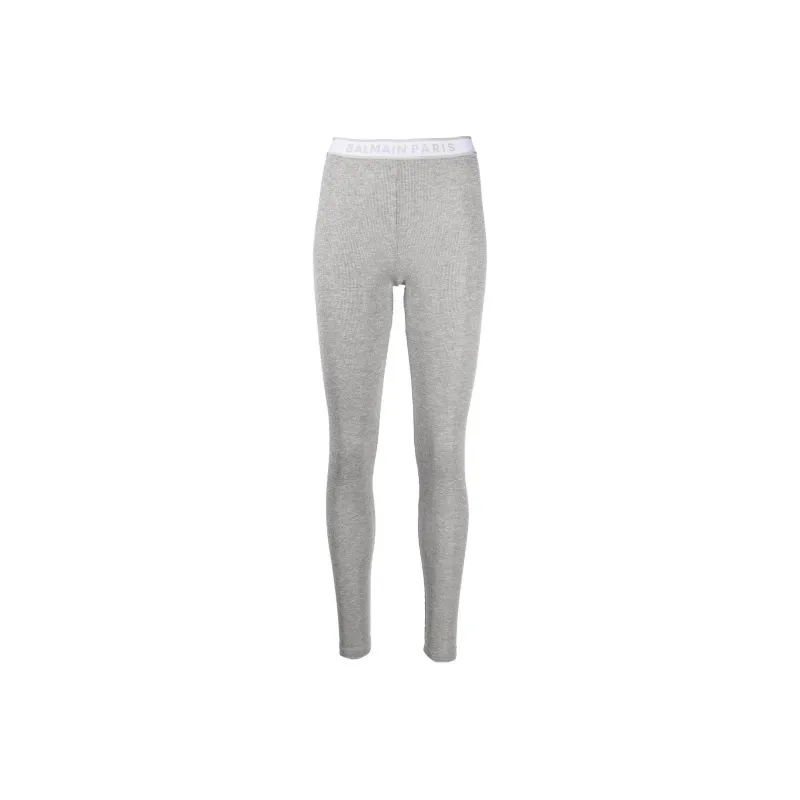 BALMAIN Leggings Women's Silver-0