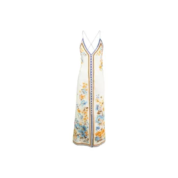 Zimmermann Halcyon Linen Midi Dress