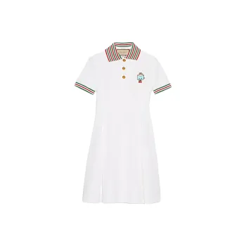 GUCCI Short Sleeved Dress Women's White