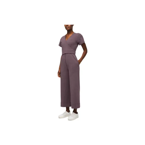 Lululemon It's A Tie Short-Sleeved Dresses Women's Mixed Color Ancient Tree Bark Black