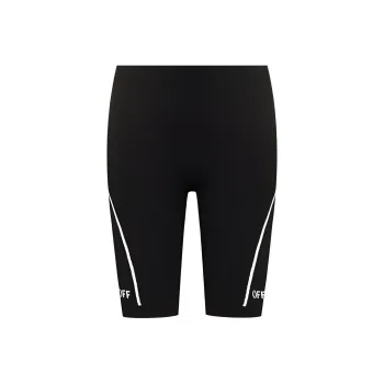 OFF WHITE Athl Off Stamp Seaml Shorts Black/White