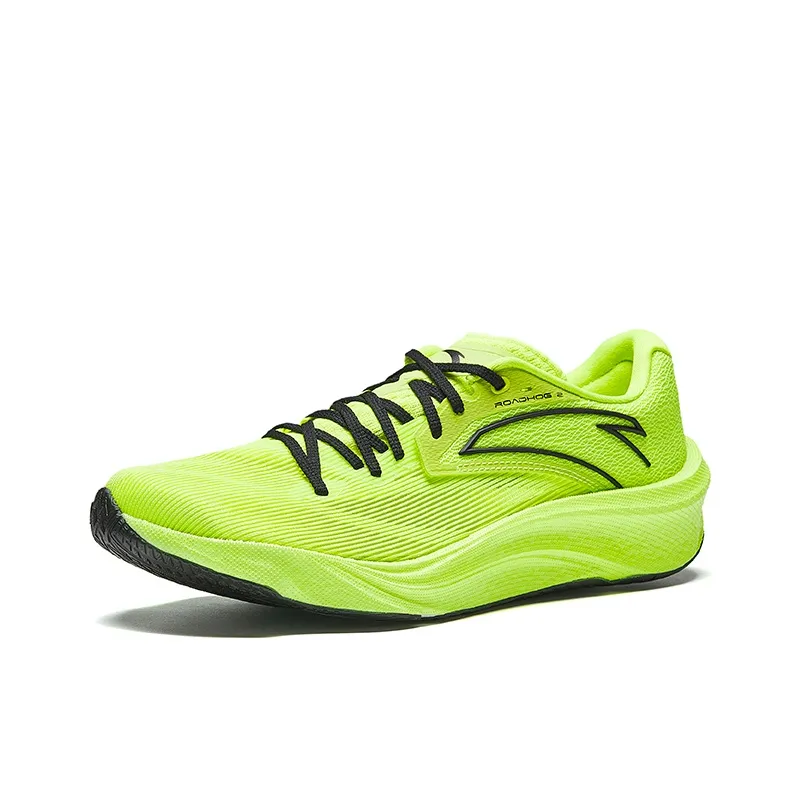 Anta Asphalt Road Fighter 1.0 Slip Resistant And Breathable Low Top Casual Running Shoes Men's Green-1