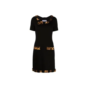 MOSCHINO Short-Sleeved Dresses Women's Black