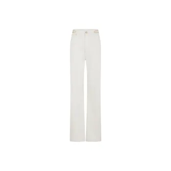 Paco Rabanne Paillette Embellished Flared Denim Jeans