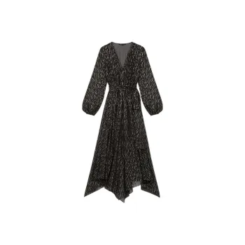 Maje Long-Sleeved Dresses Women's Black